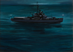 CLOSE UP OF A SHIP