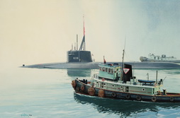 Nathanael Greene, SSBN-636, Puts out to Sea