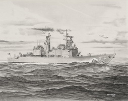 USS CHANDLER (DDG-996) STARBOARD SIDE