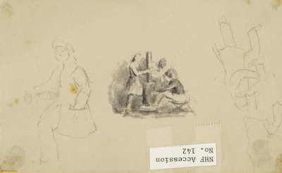 Study of Sailors Gathered Around a Stove