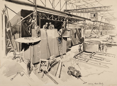 FABRICATION OF DECK HOUSE FOR ESCORT VESSEL