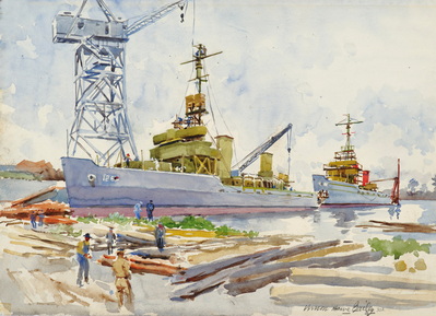 Minesweepers Fitting Out
