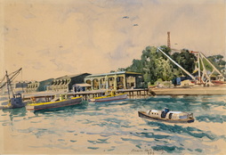 YARD CRAFT AT AIR STATION DOCKS