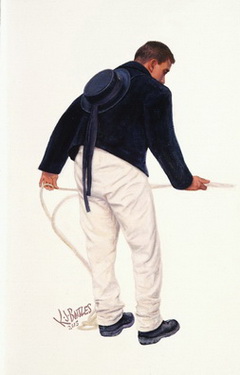 Study of Constitution Sailor in 1813 Uniform