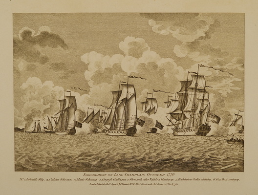 Engagement on Lake Champlain, October 1776