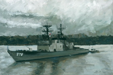 Study in Gray. USS Stump