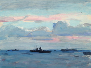 Sunset, Bikini Fleet