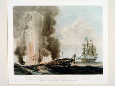 HMS Java in a Sinking State