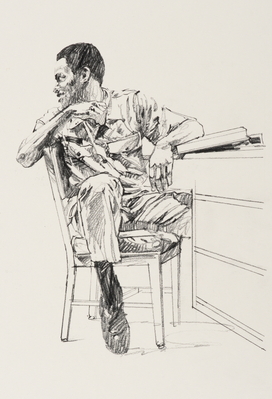 MAN AT DESK
