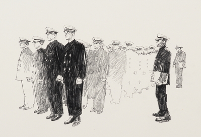 MIDSHIPMEN ON PARADE