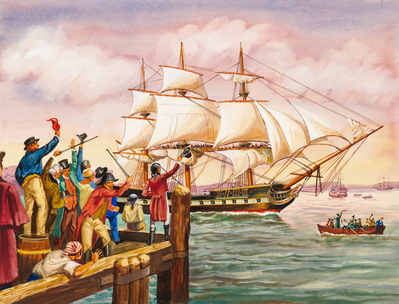 CELEBRATING A SHIPS RETURN