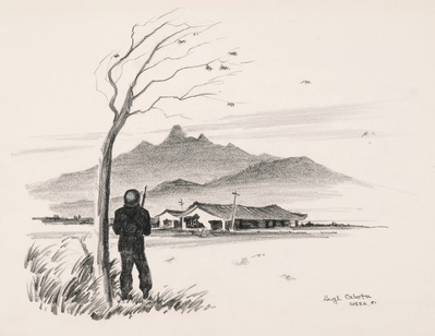 SENTRY DUTY AT THE PEACE TALKS