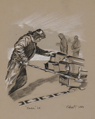 ORDNANCEMAN PREPARING FOR A STRIKE