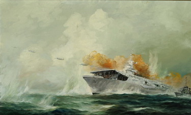 USS Savo Island at the Battle of Samar