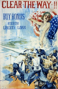 Clear the way! Buy bonds; Fourth Liberty Loan