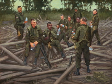 Company B 23rd Engineers First Brigade Stop for Water and Assignments