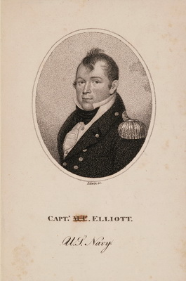 Elliot, Jesse D, Captain (M C Initials on Print Are Erroneous)