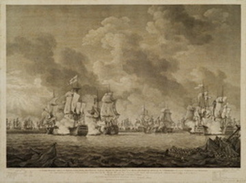 Lord Rodney's Brilliant Victory Over Adm Count De Grasse in the West Indies 12 April 1782