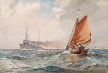 Study for “The Return of the Mayflower”