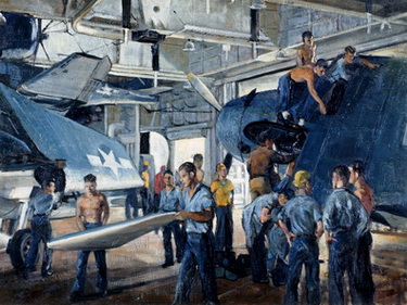 Hangar Deck of Carrier (Palau Strike Series)