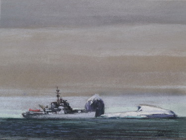USS Glacier off Scott Island