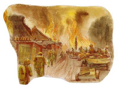 Burning Village