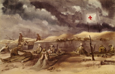 First Aid Station on the Beach