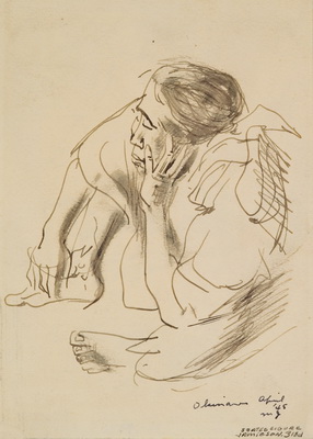 Seated Figure (Rev Women's Heads)