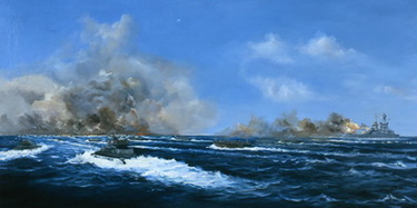 Kwajalein Assault Forces-LDG Craft-Approach Beaches 2/1/44