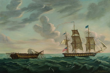 USF Constitution vs HMS Guerriere