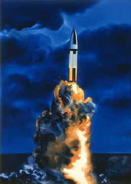 Launching of a A-3 Missile From Nathanael Greene