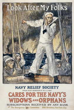 Look after my folks- navy relief society cares for the navy's widows and orphans