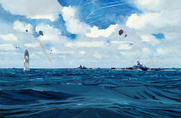 Iowa and Indiana at Philippine Sea, 19 June 1944