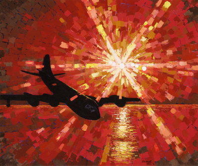 P-3A ON ICE PATROL, POINT BARROW,