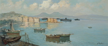 The Sixth Fleet In the Bay of Naples