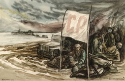 COMMAND POST, ORMOC, D-DAY, LEYTE