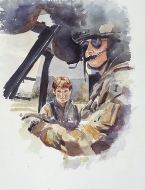 Mostar 1996 - US Blackhawk Pilots French Sector