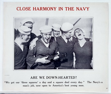 CLOSE HARMONY IN THE NAVY