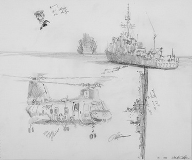 Ships and Helicopters; USS Skerret