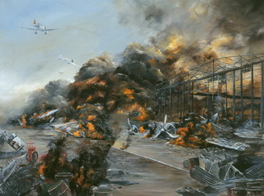 IJN Planes attack on Ford Island