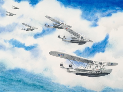 U.S. NAVY VP-10 CONSOLIDATED P2Y, 1934