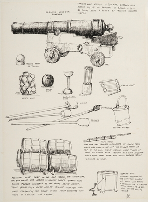 24-POUNDER AMERICAN LONG GUN