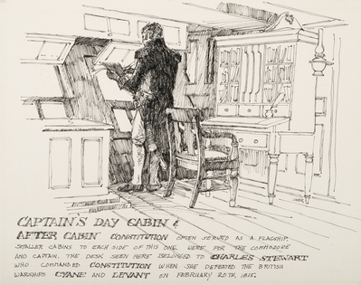 CAPTAIN'S DAY CABIN & AFTER CABIN