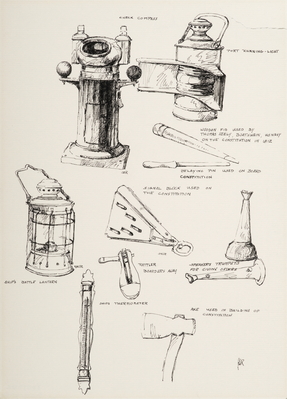 BINNACLE & SHIP'S LAMP