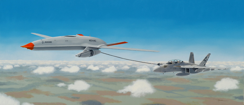 First UAV Tanker Refueling