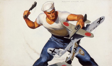 Sailor Smashing Enemy Aircrafts