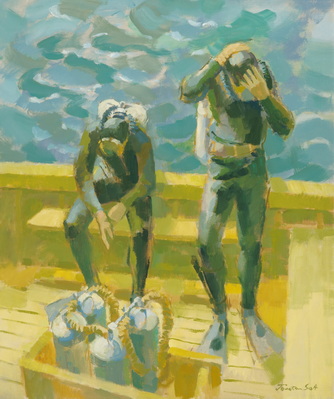 NAVY DIVERS, SAN CLEMENTE ISLAND