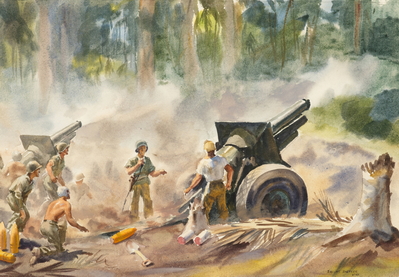 BOMBARDMENT, GUADALCANAL