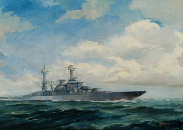 South Dakota Class Battleship, Concept Drawing