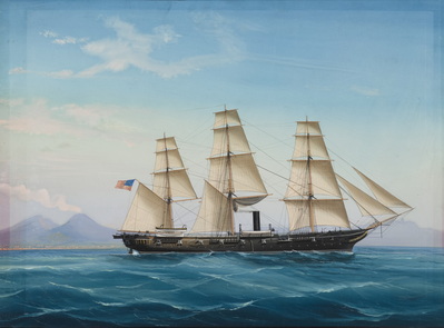 USS MARION (SL) IN THE BAY OF NAPLES